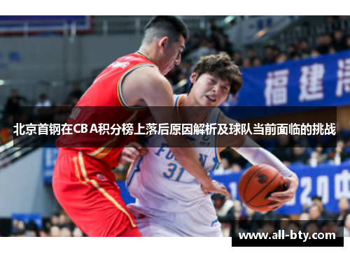 北京首钢在CBA积分榜上落后原因解析及球队当前面临的挑战